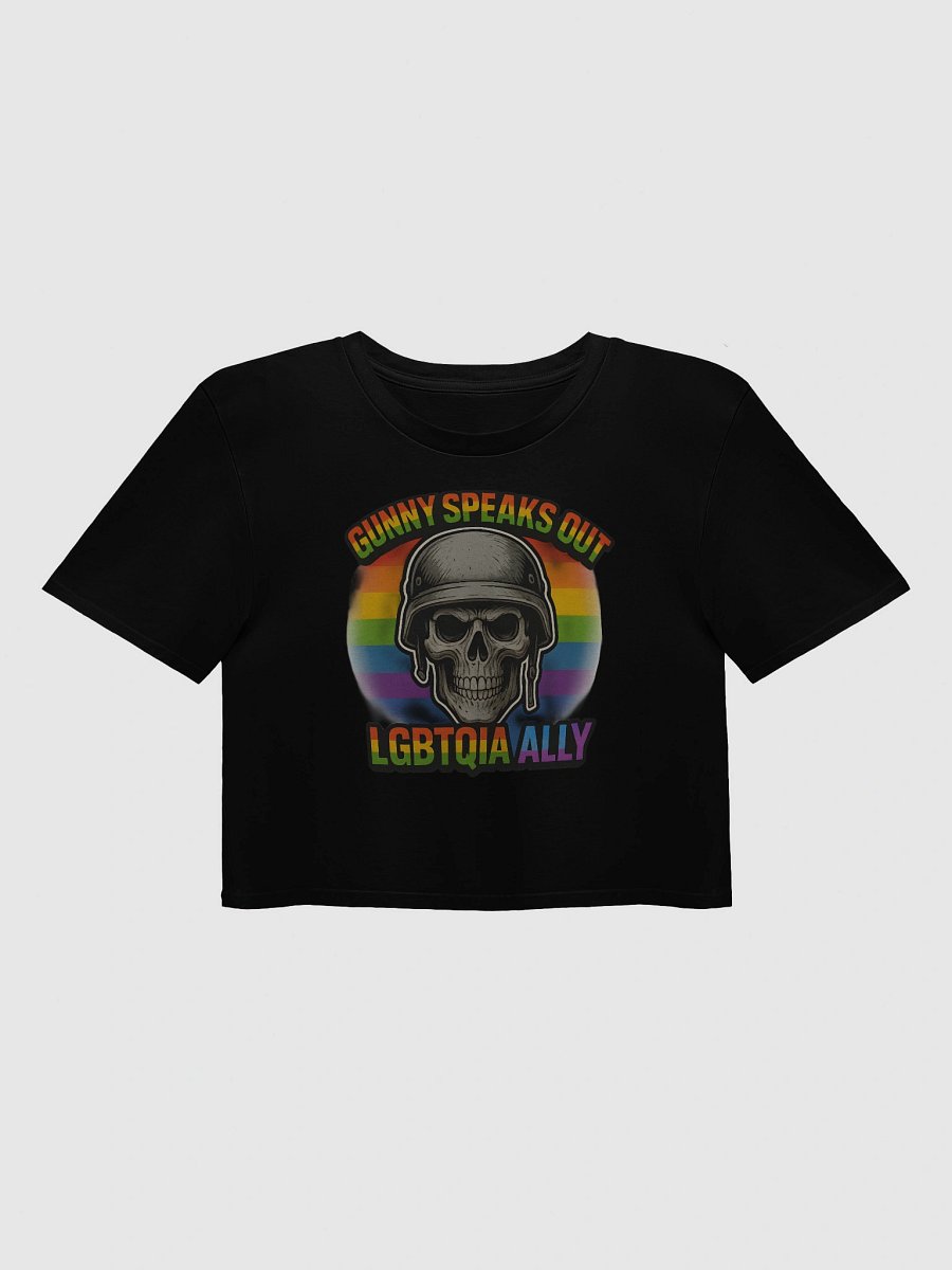 Rainbow Skull LGBTQIA Crop Top product image (4)