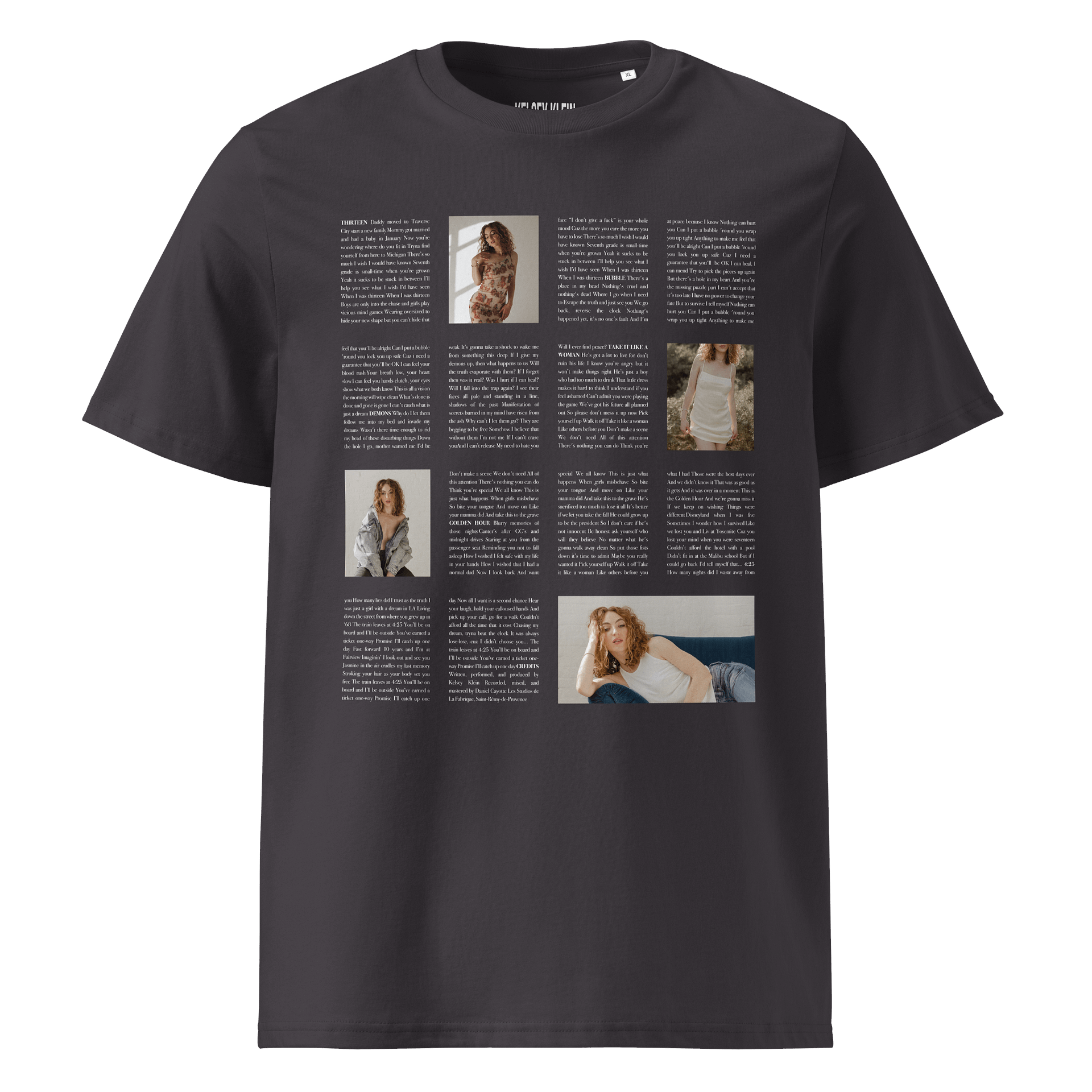 La Fabrique Sessions Lyrics 2 – Organic Cotton T-Shirt (Dark Mode) product image (2)
