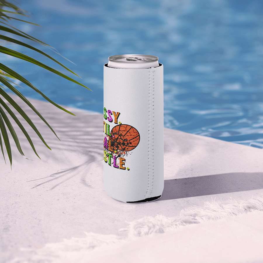 Classy Until Final Whistle Basketball Can Cooler product image (6)