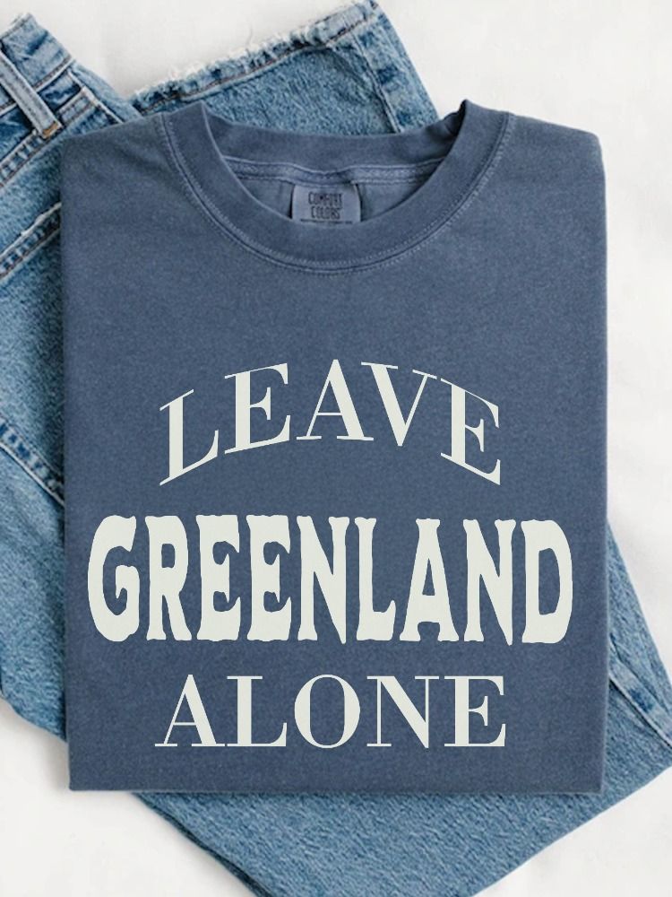 Greenland Protest Statement Tee product image (49)