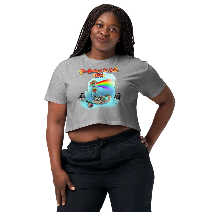 Running of the Trolls Crop Tshirt by Mischi product image (2)