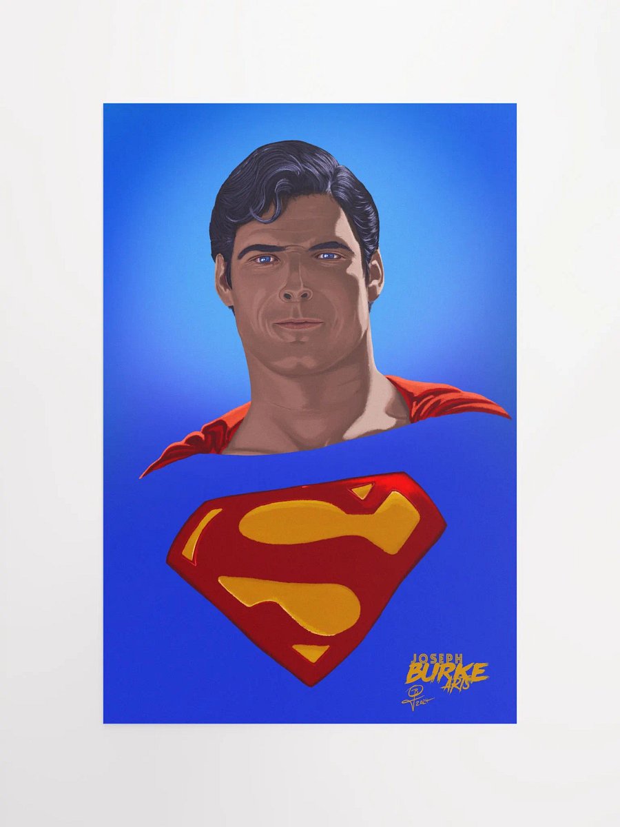 Reeve "Man of Steel" Forever 12x18 Fine Art Print product image (4)