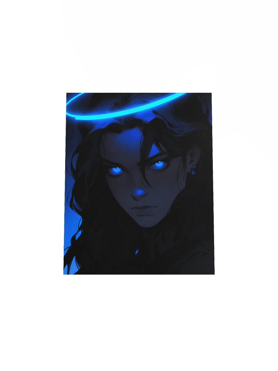 Electric Blue Halo Poster product image (19)