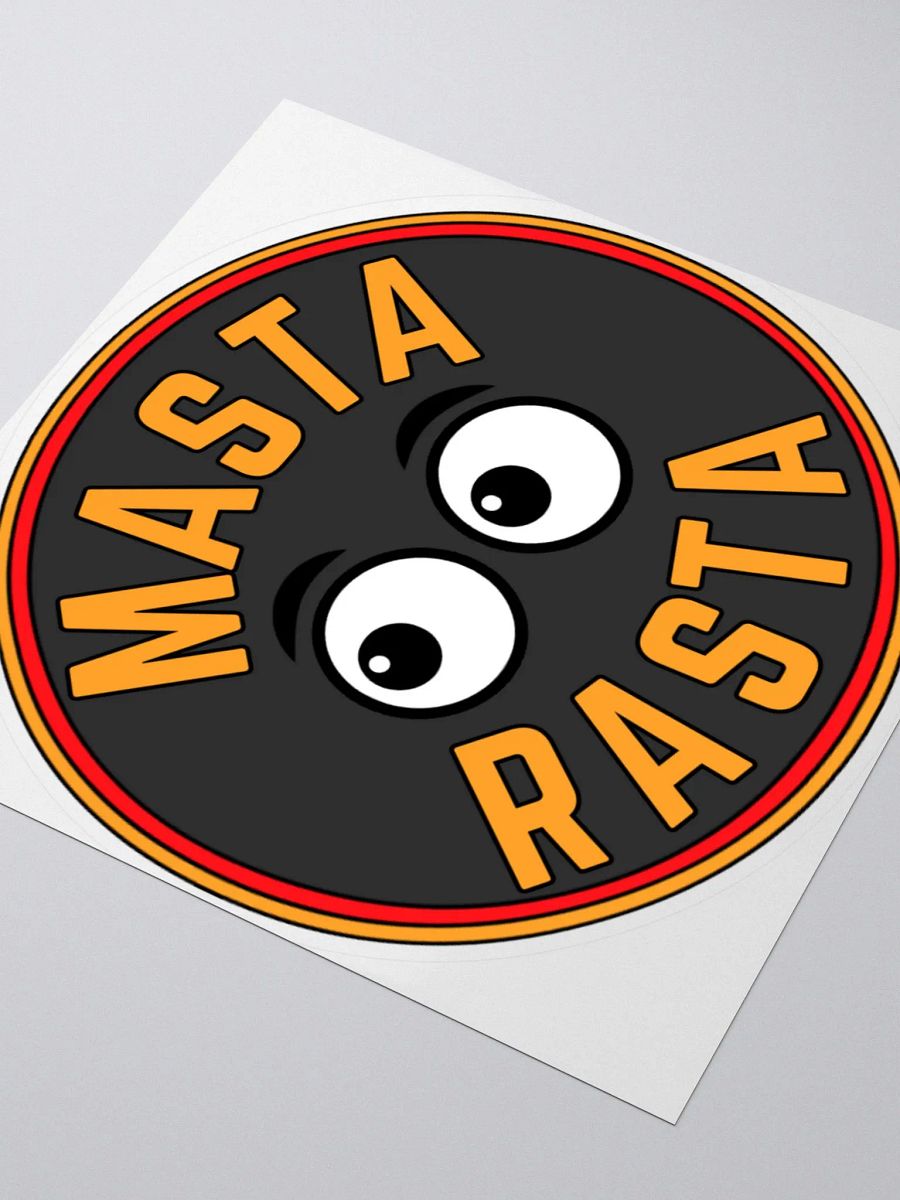 Masta Rasta Logo 'Kiss Cut Sticker' product image (7)