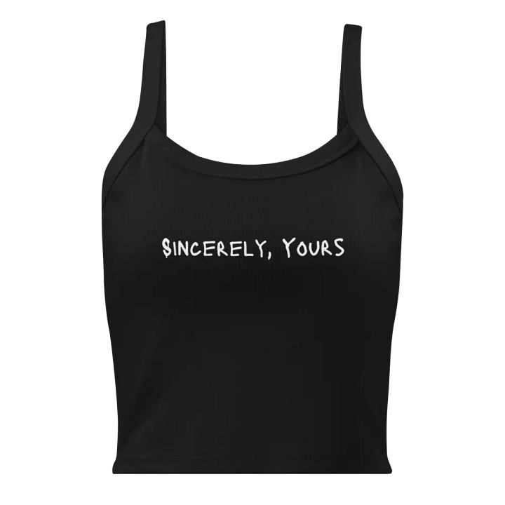 Sincerely, Yours Logo Tank Top product image (1)