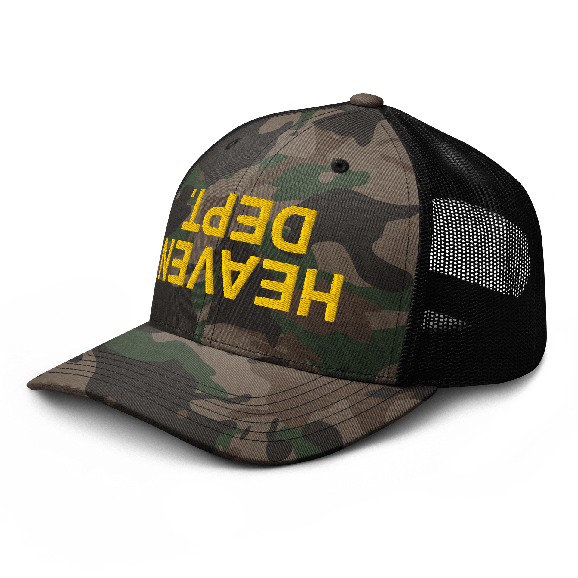 H.D. Messed Up Camo Trucker Hat product image (4)
