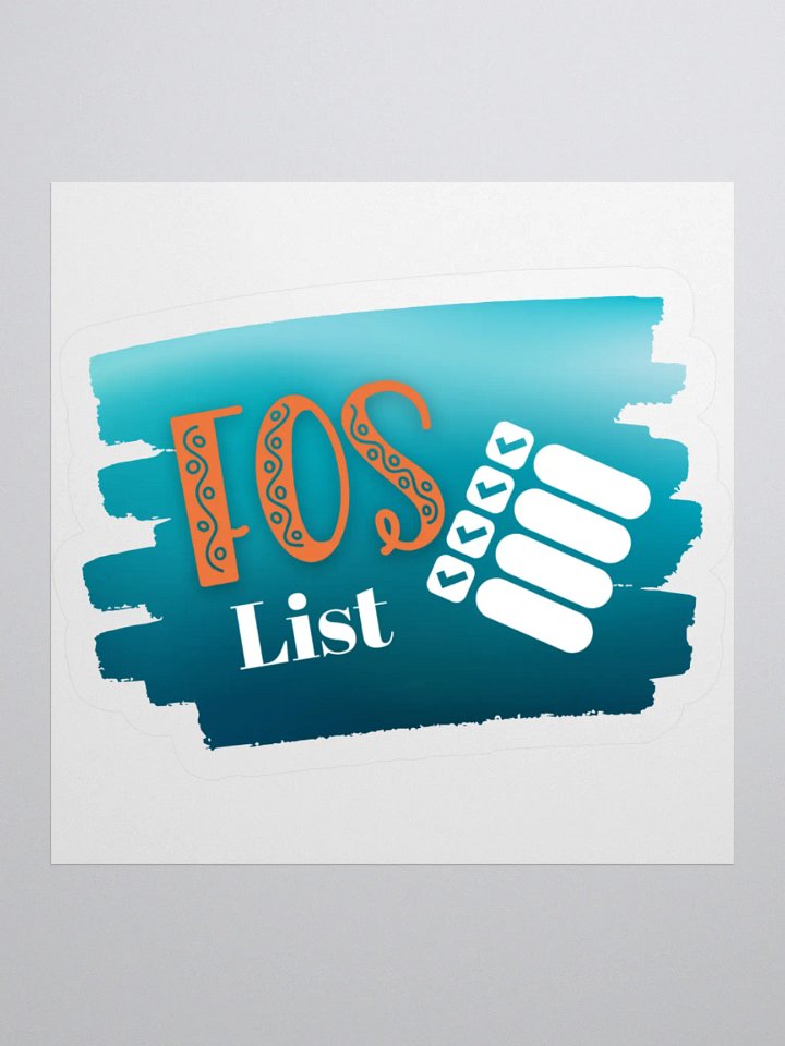Fight On Sight List Kiss Cut Stickers product image (1)