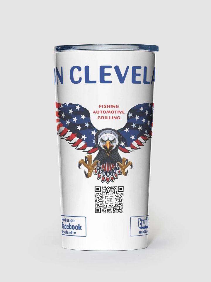 Patriotic Eagle 20oz Stainless Steel Tumbler product image (1)