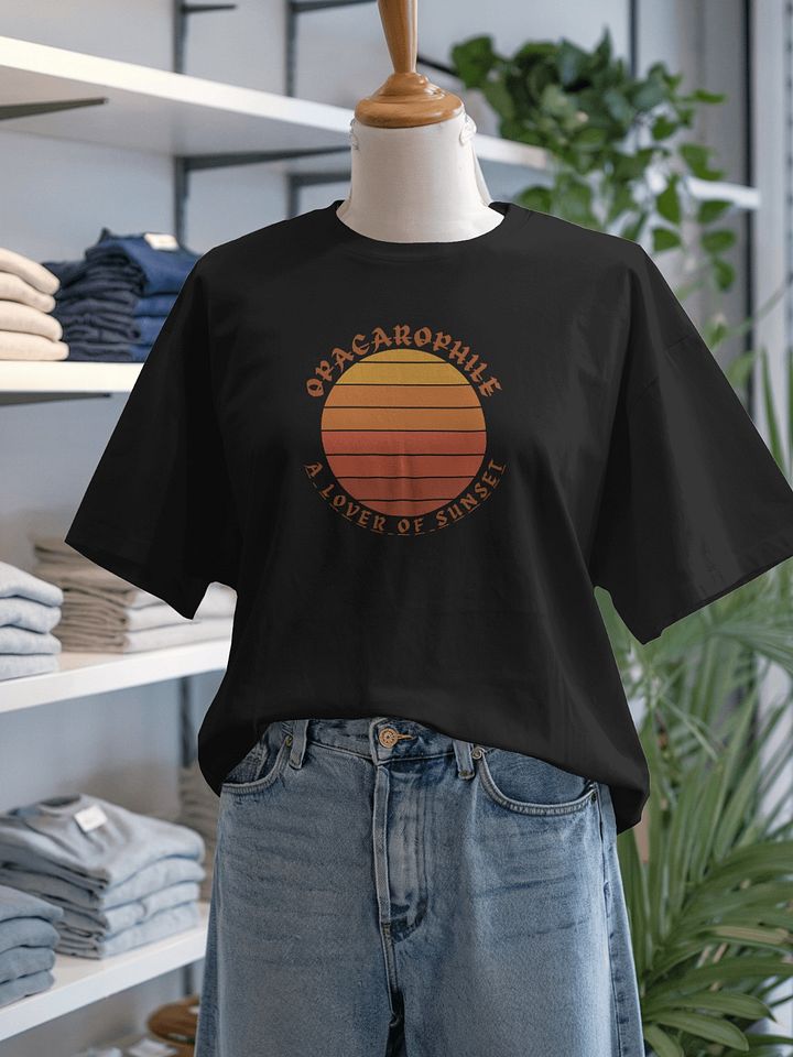 Opacarophile Sunset Circle T-Shirt product image (1)