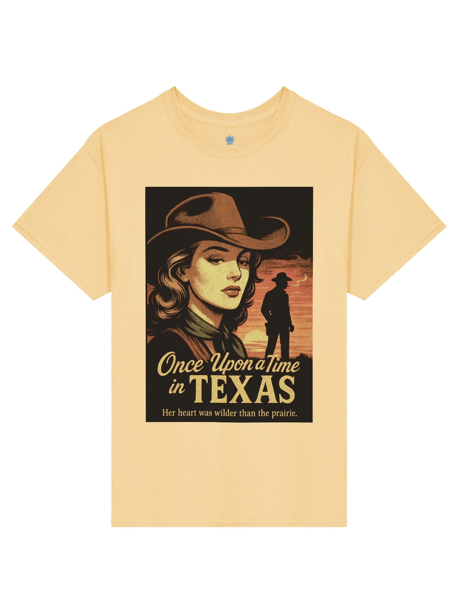 Once Upon a Time in Texas Faux 1950's Film Poster Boxy Fit Unisex T-Shirt product image (85)