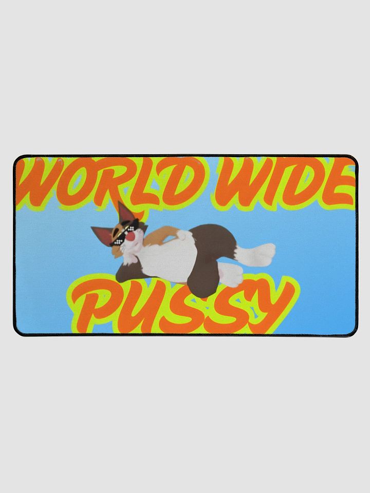 World Wide Pussy Desk Mat product image (1)