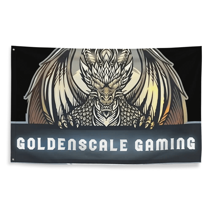 goldenScale Gaming Team Flag product image (2)