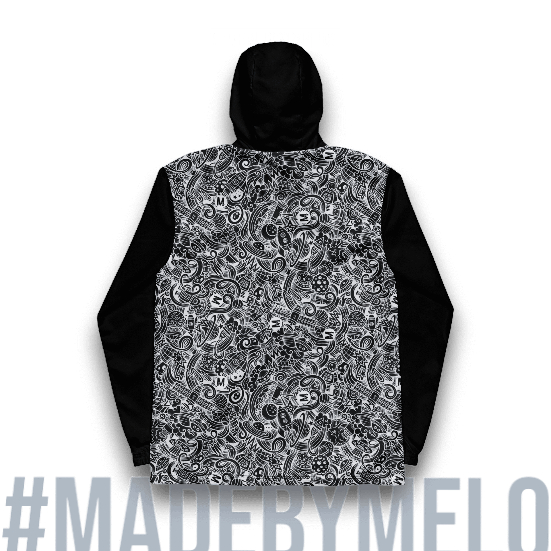 Dark Space Scribble - Ultimate Windbreaker Jacket | #MadeByMELO product image (6)