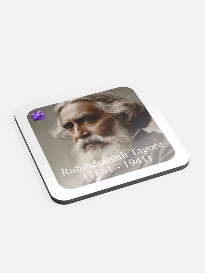 Rabindranath Tagore Cork Coaster product image (2)