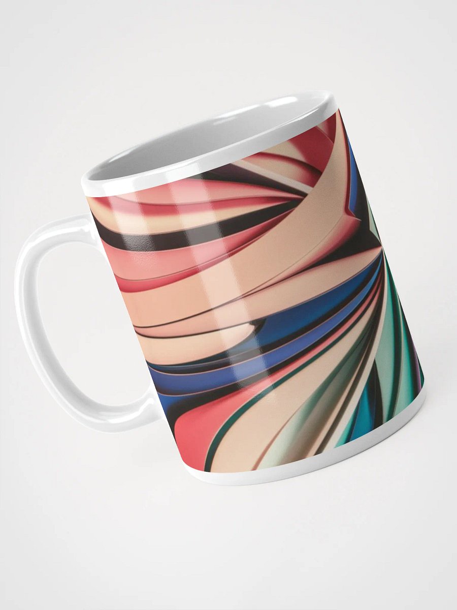 Graphic Grove White Glossy Ceramic Mug with Exclusive Abstract Design - 11oz, 15oz, 20oz product image (3)