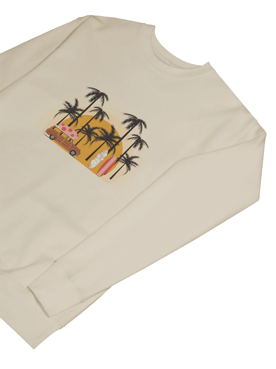 Retro Surf Wagon | Vintage Vibes & Coastal Dreams Sweatshirt product image (35)