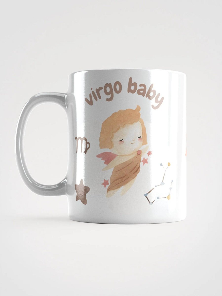 Virgo Baby August 23 – September 22 WHITE GLOSSY MUG Baby Gift, New Baby Gift, Fun Astrology Gift product image (7)