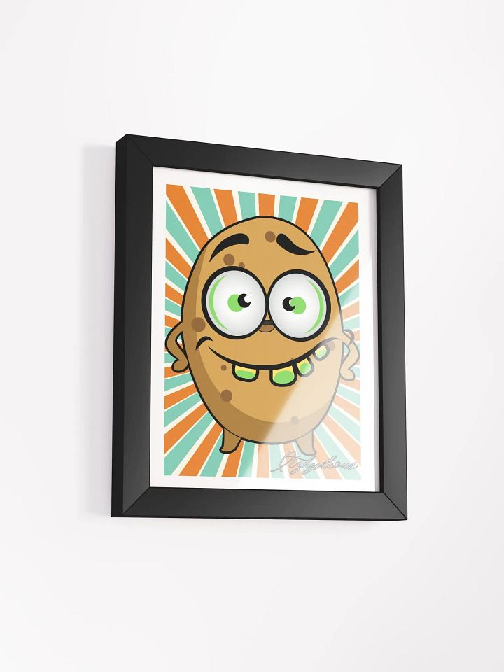 Whimsical Spud Smile Framed Poster product image (2)