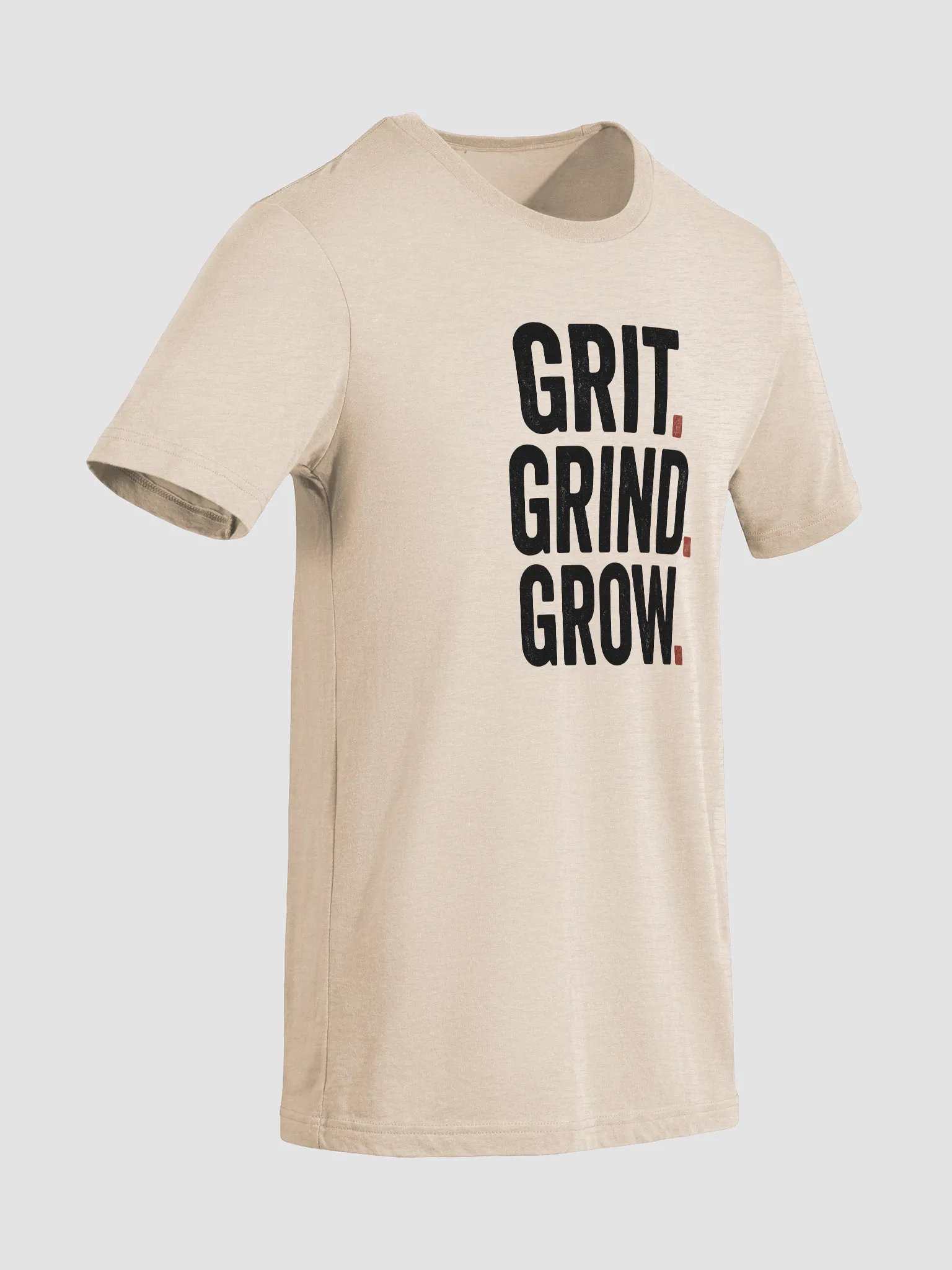 GRIT GRIND GROW Tri-Blend Tee product image (5)