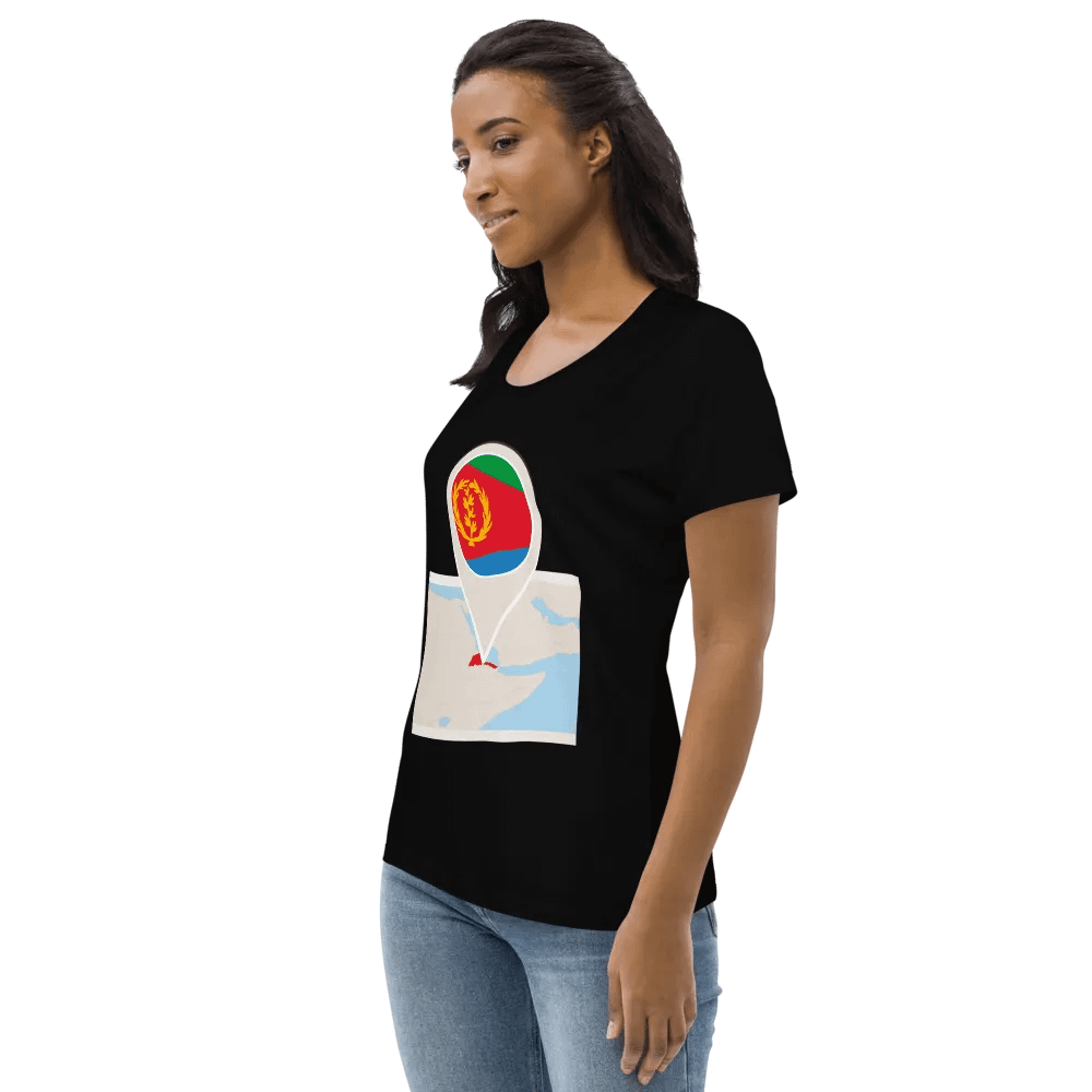 Eco-Friendly Flag Pin Women's Tee product image (5)