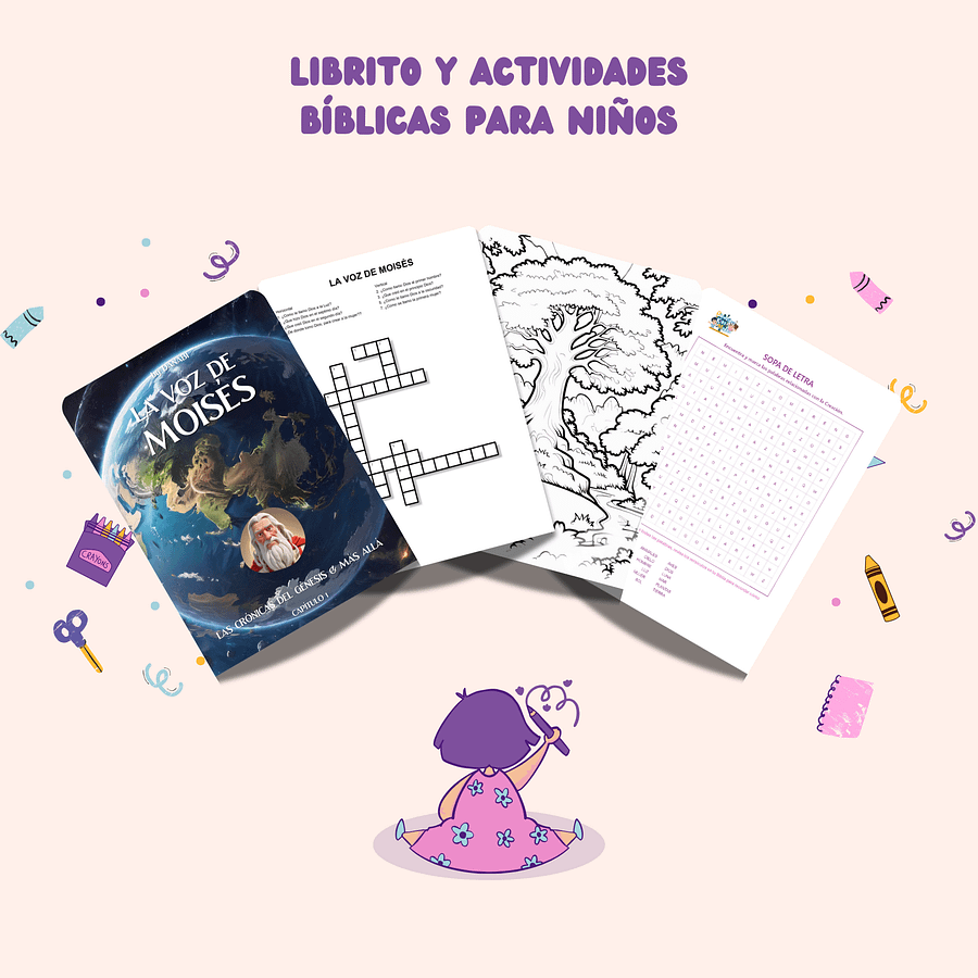Librito La Voz de Moisés: Las Crónicas Del Génesis & Más Allá | Capitulo 1 product image (1)