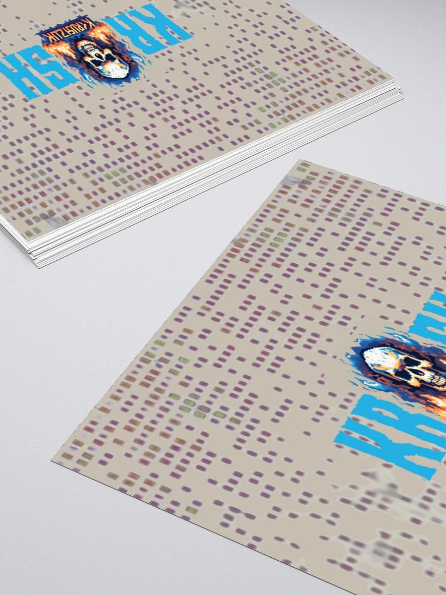 Krush Header Vinyl Sticker 💥🎮 product image (8)