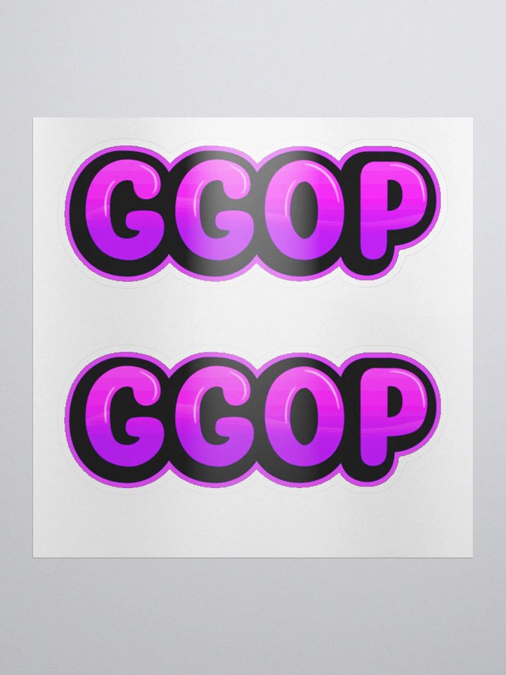 Pink GGOP Stickers product image (1)