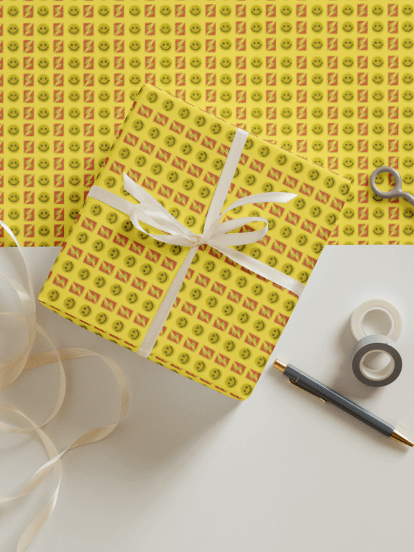 Analogic III by Frank Fonik, EDM Techno Wrapping Paper Sheets (3) product image (5)