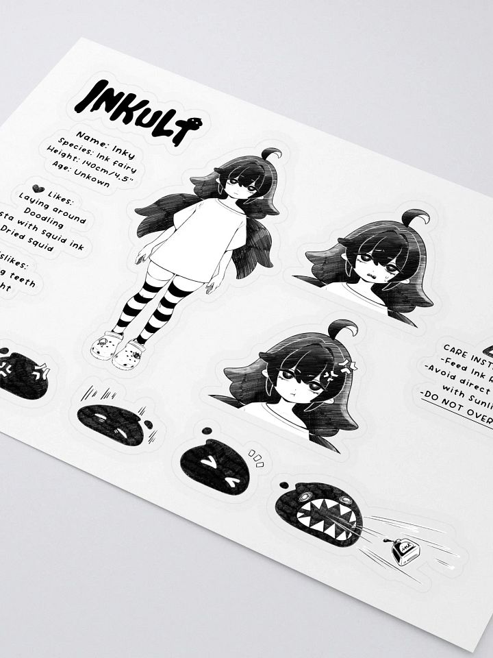 Inky Sticker Sheet product image (1)