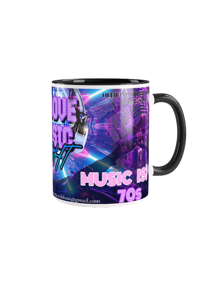 70s Groove Music Night Official Show Banner Ceramic Mug product image (4)