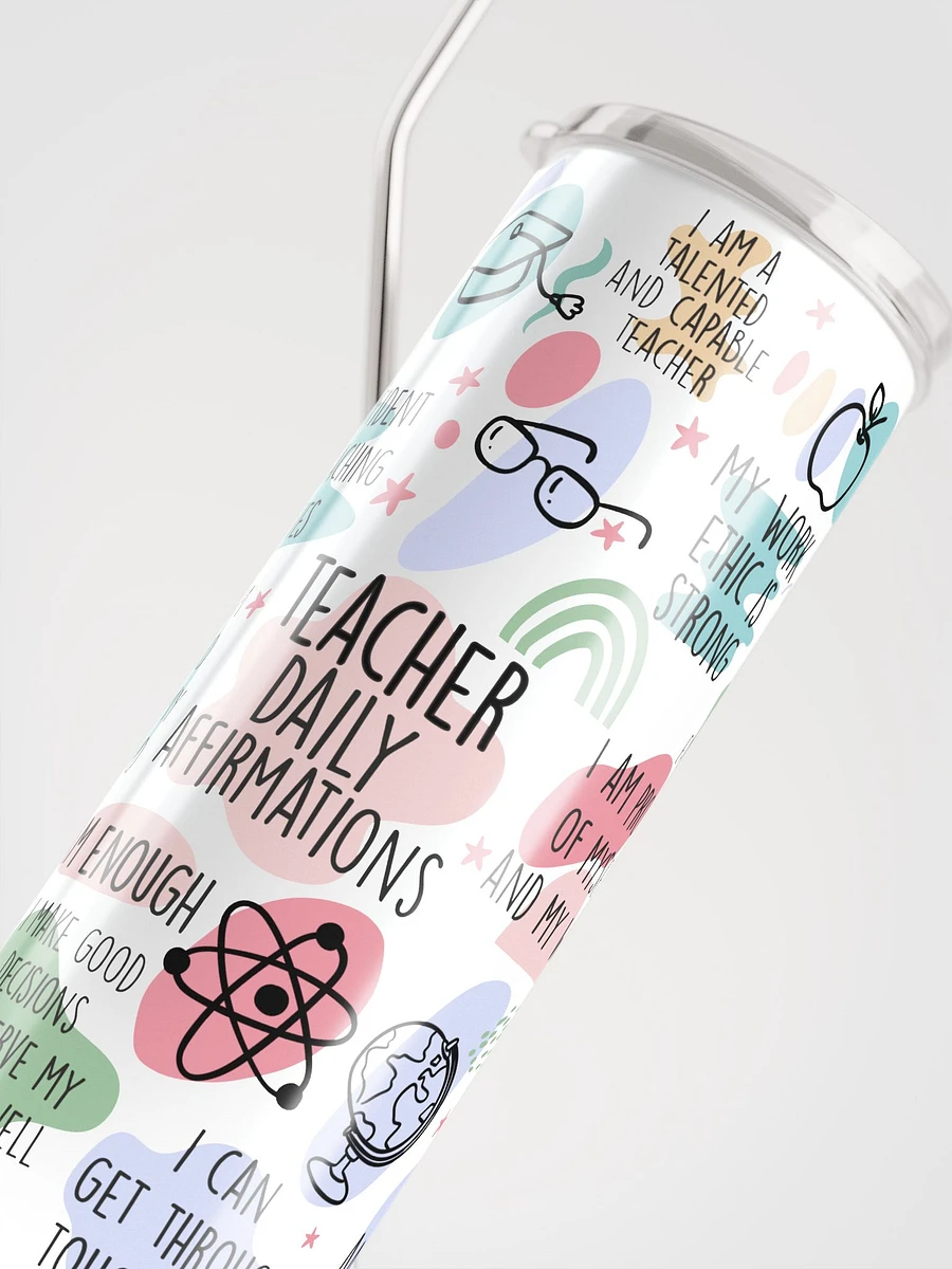 Teacher Daily Affirmations Tumbler 20 oz. product image (1)