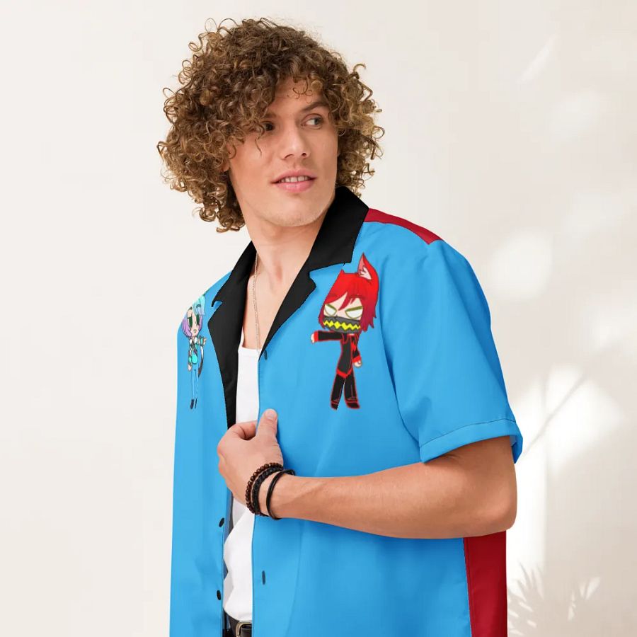 AMP-TWK VS The Fire King - Unisex Button-Up Shirt product image (7)