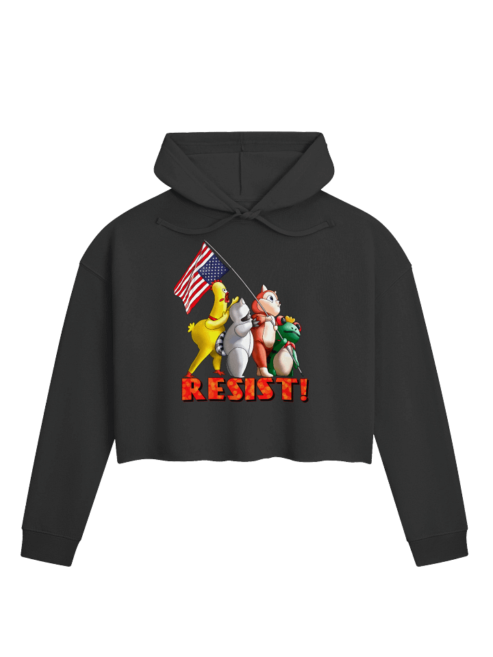 Resist! Crop Hoodie product image (5)