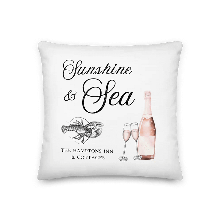 Hamptons Lobster & Rose - Premium Pillow - Kissen mit Hummer-Druck product image (1)