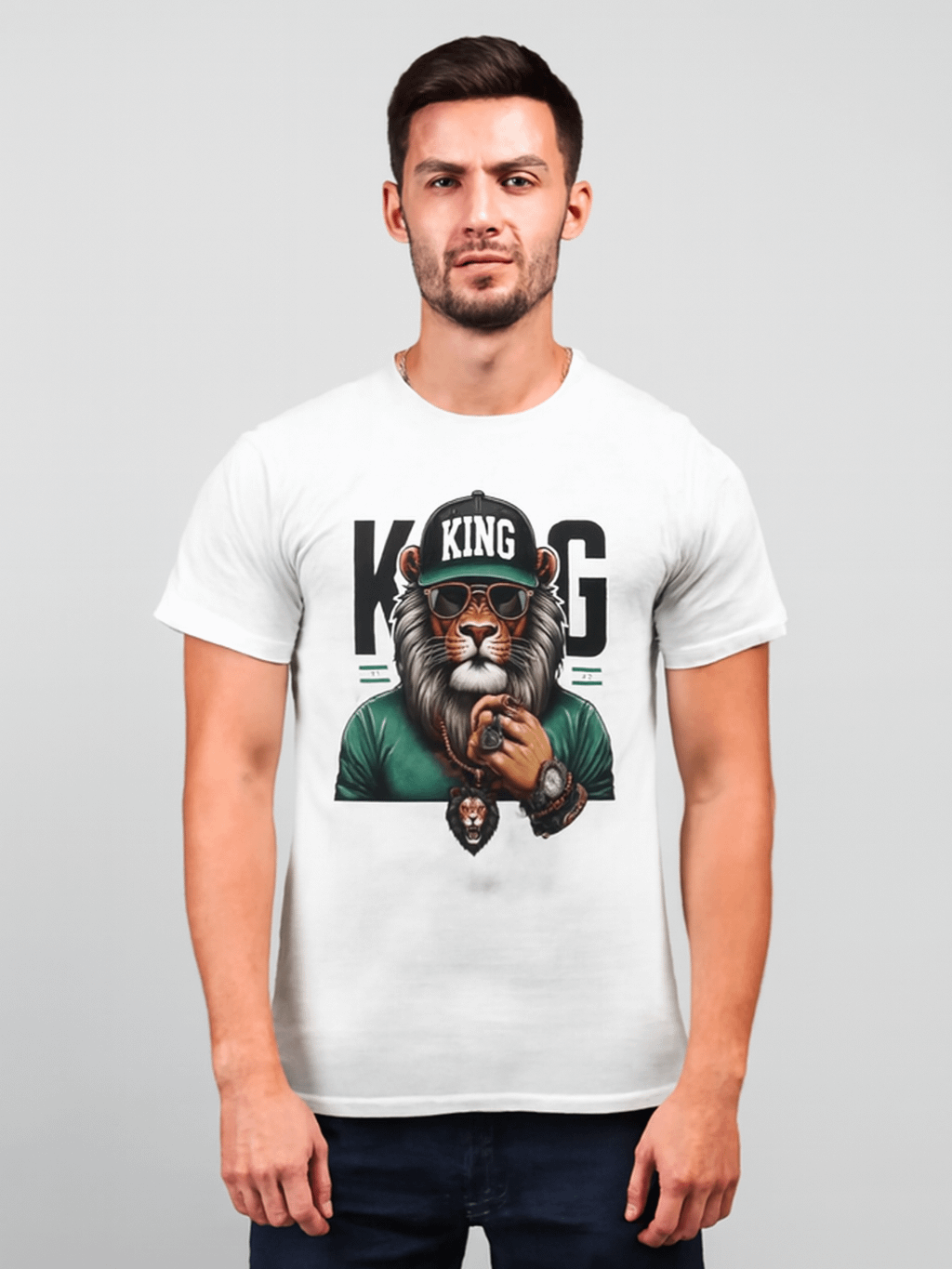 King of Style Lion T-Shirt product image (1)