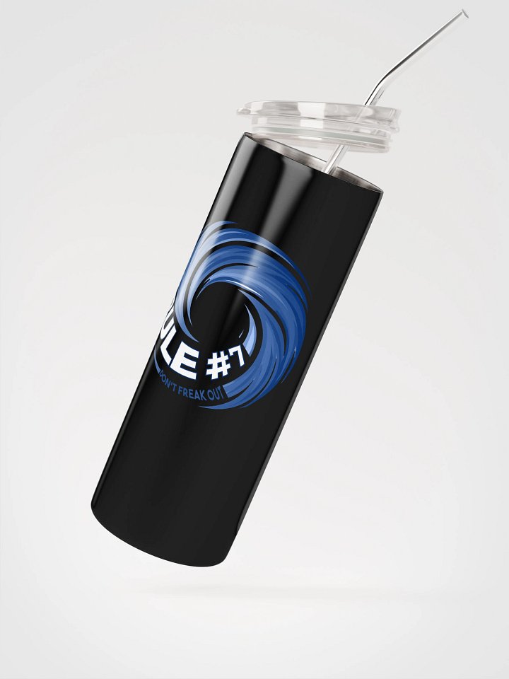 Rule #7 Tumbler Blue and White product image (4)