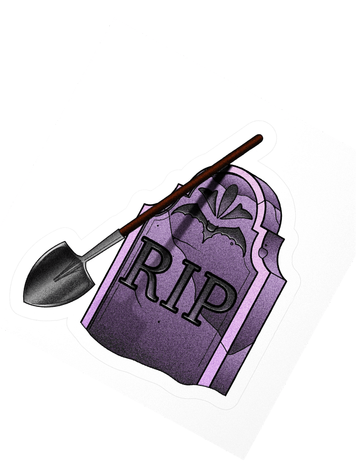 Tombstone - Kiss Cut Stickers product image (5)