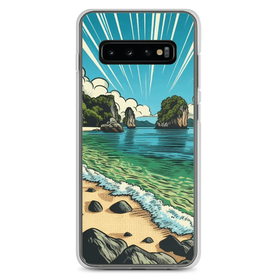 Tropical Paradise Samsung® Clear Case | Ai Design product image (2)