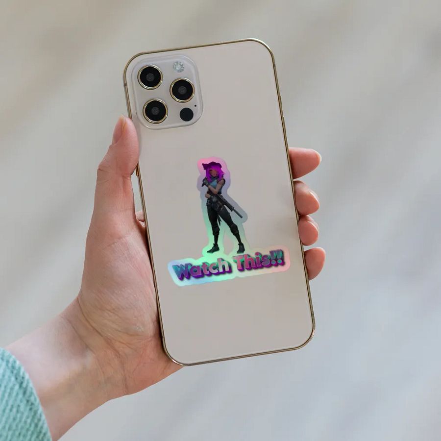 Jett Watch This!! Holographic Sticker product image (8)