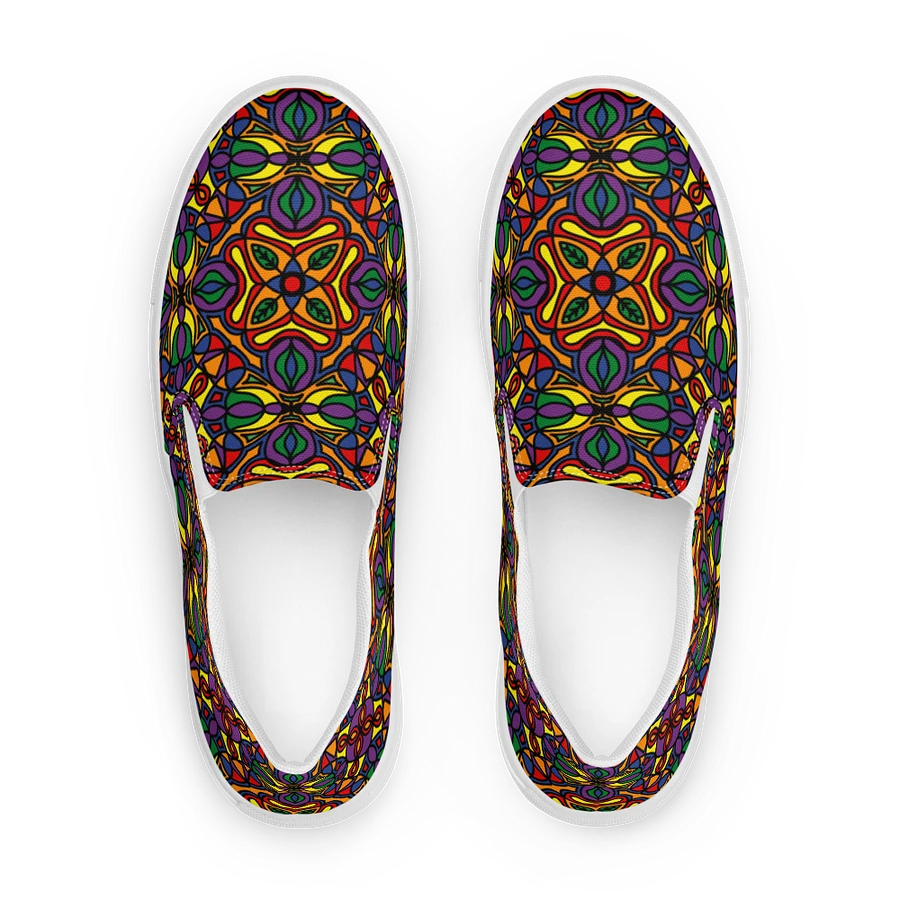 Mens Slip On Canvas - Pride Abstract product image (8)