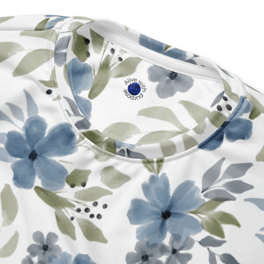 Blue Blossom Bliss Recycled Sweatshirt product image (4)
