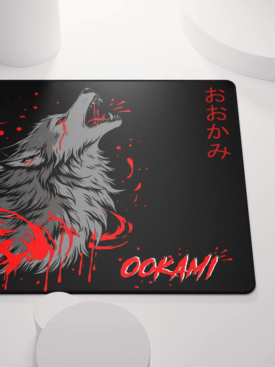 Adorably Macabre Couple Mousepad/Deskpad - Ookami product image (5)