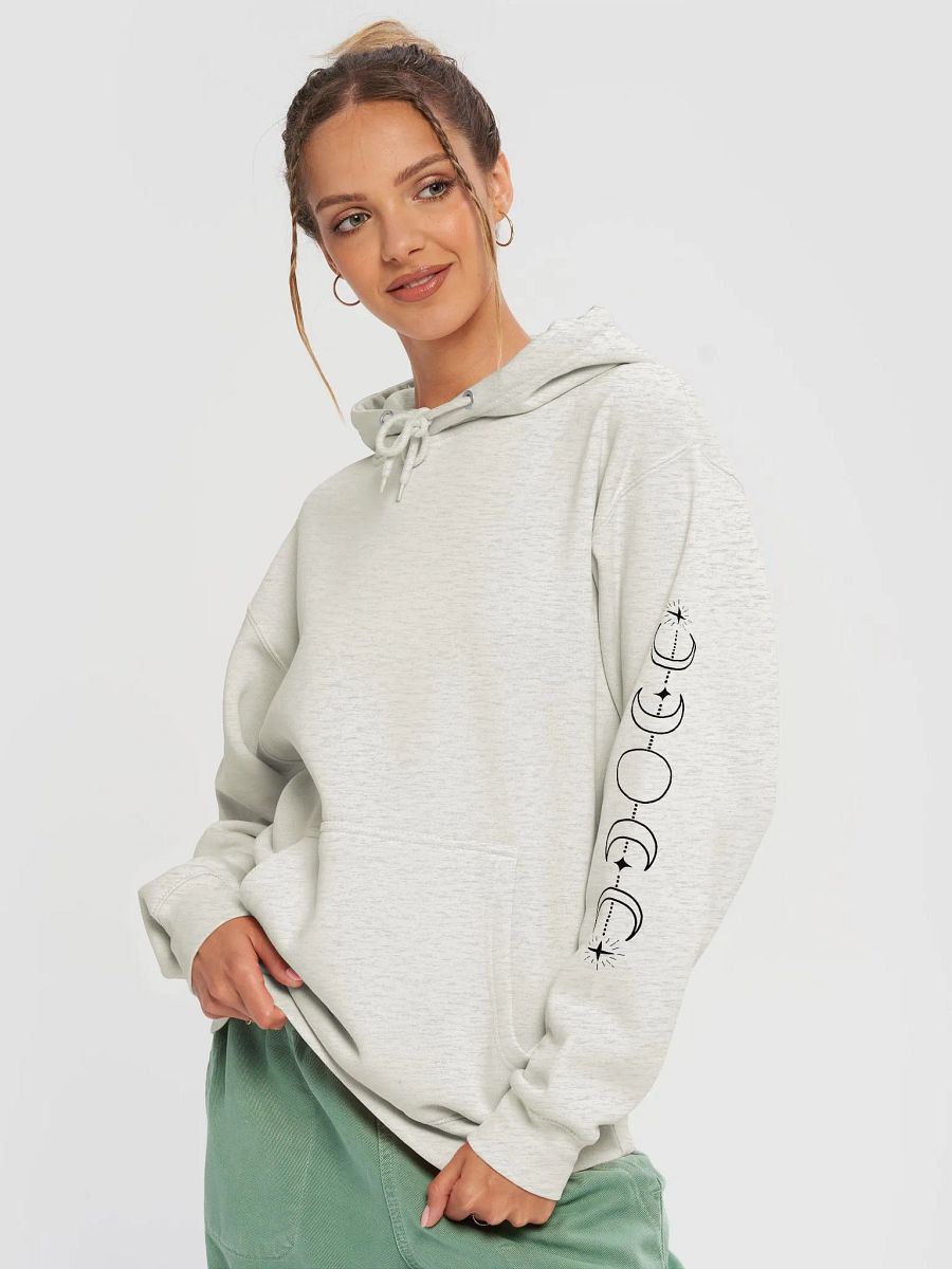 The Moon Like a Flower Hoodie Black Version product image (13)