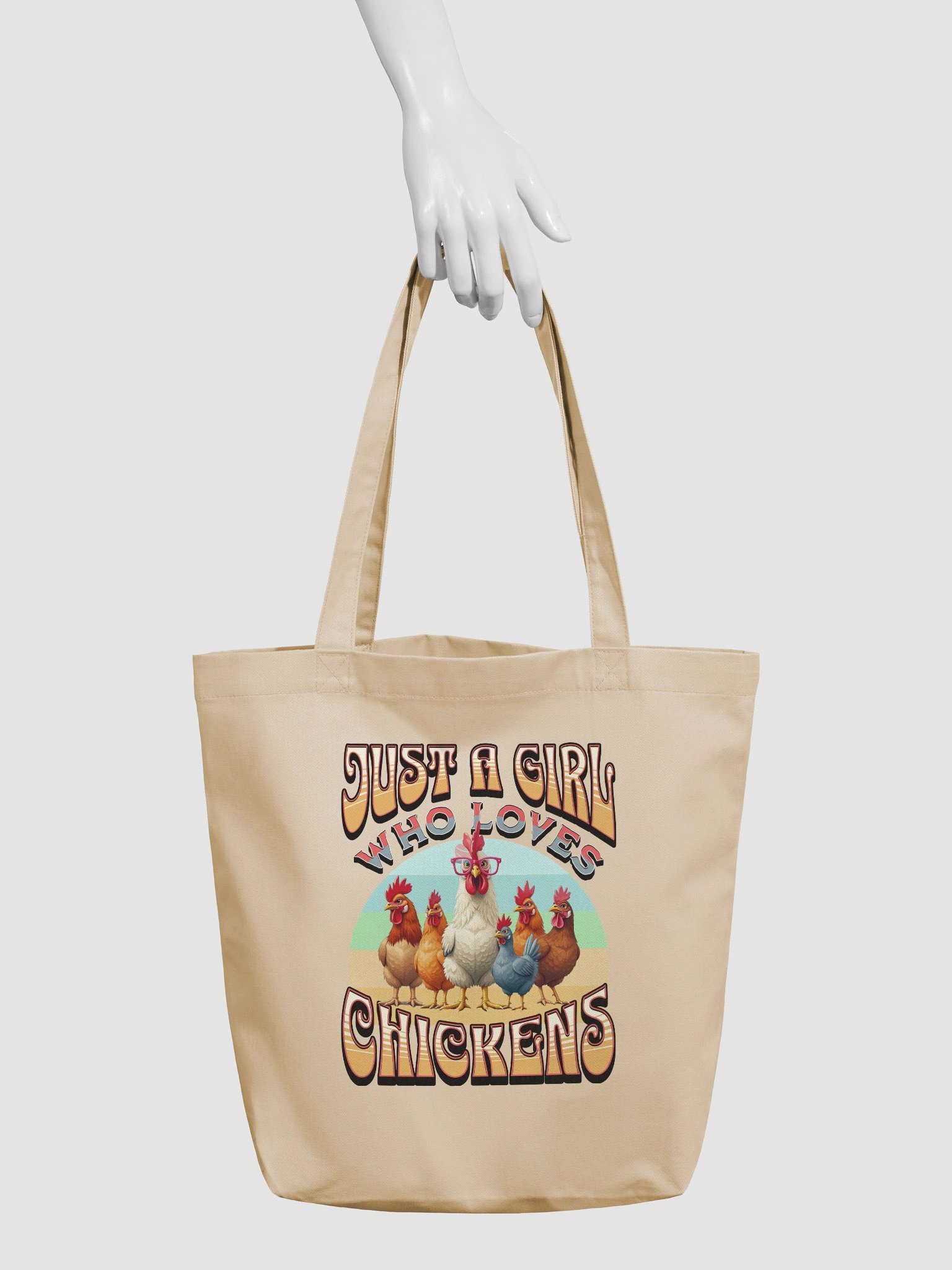 Just A Girl Who Loves Chickens Eco Tote product image (6)