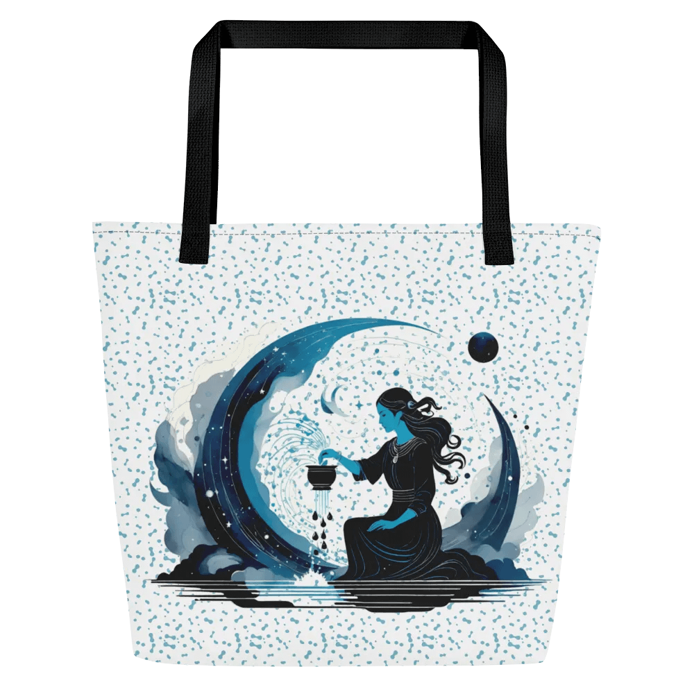 Aquarian Water Bearer White Tote Bag product image (1)