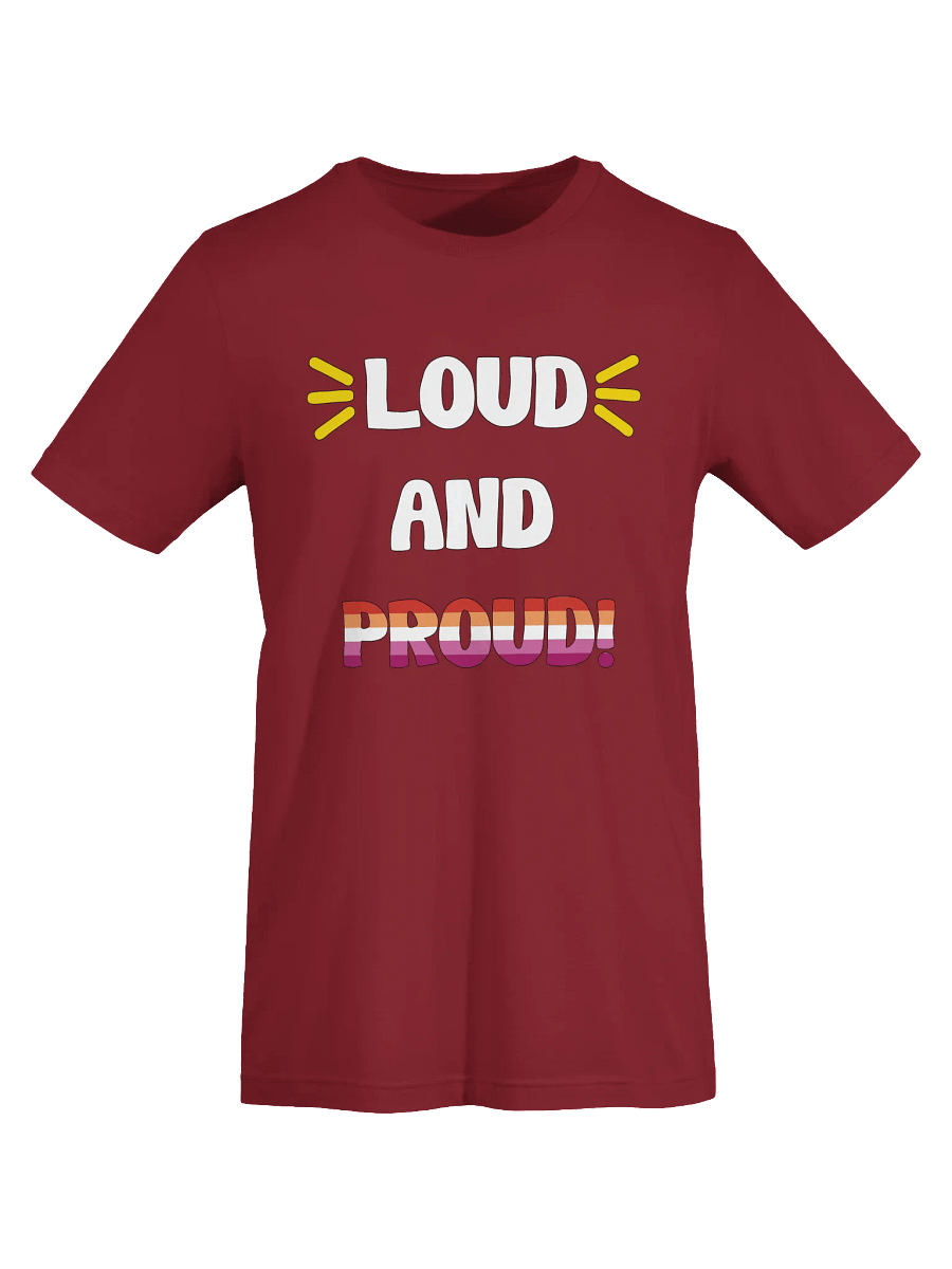 Loud and Proud Lesbian T-Shirt product image (63)