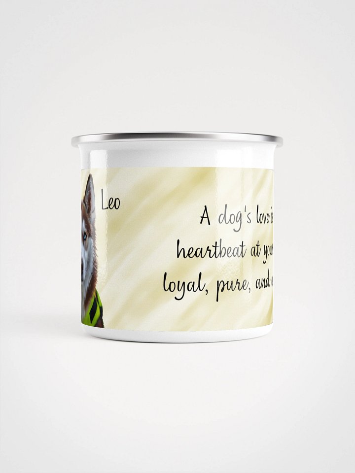 YOUR BEST FRIEND! / ENAMEL MUG 12oz WITH PERSONALIZED NAME product image (2)