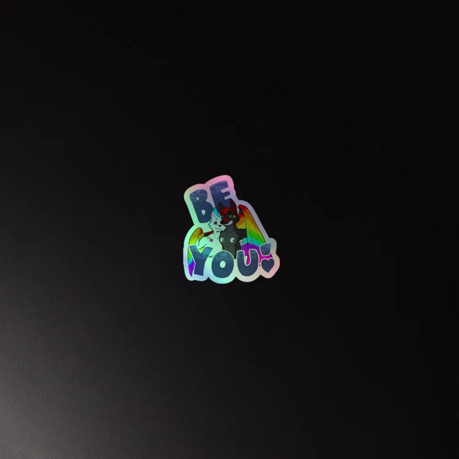 Be You! Pride Holographic Sticker product image (4)