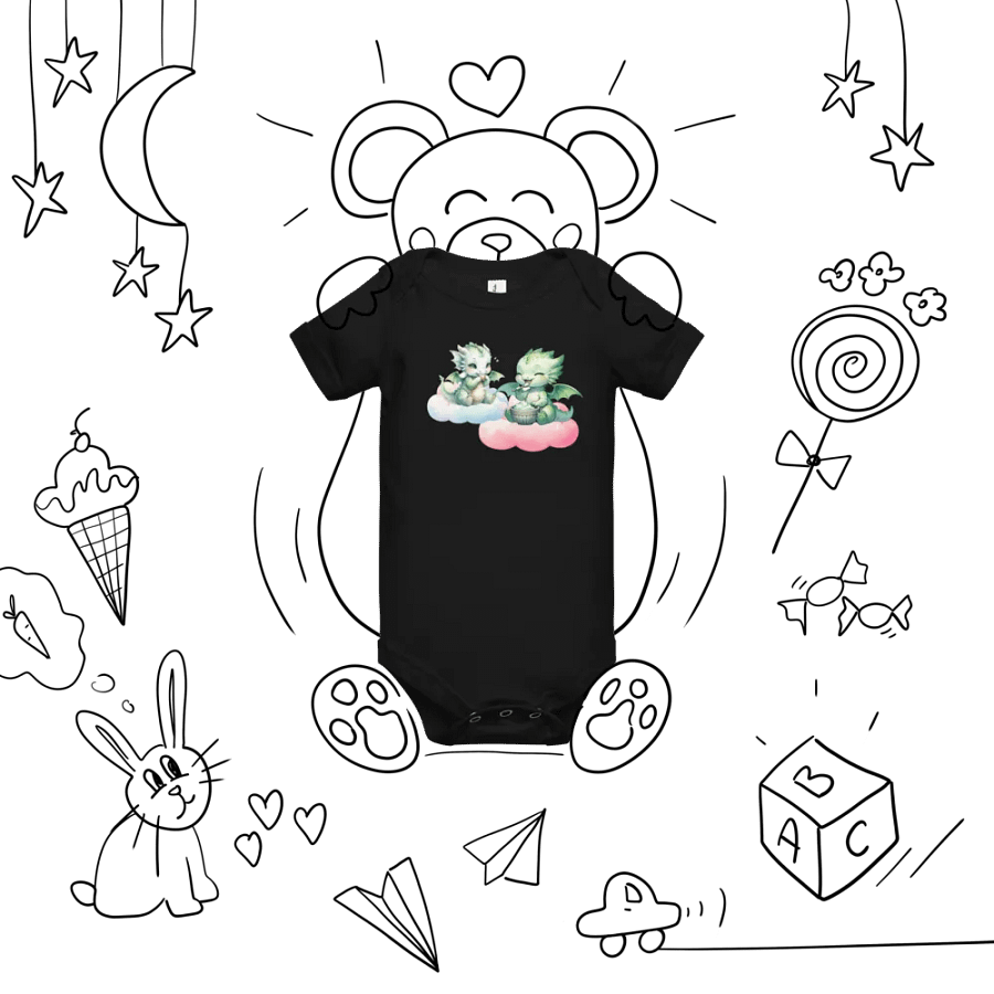 Dragon on clouds Onesie product image (7)