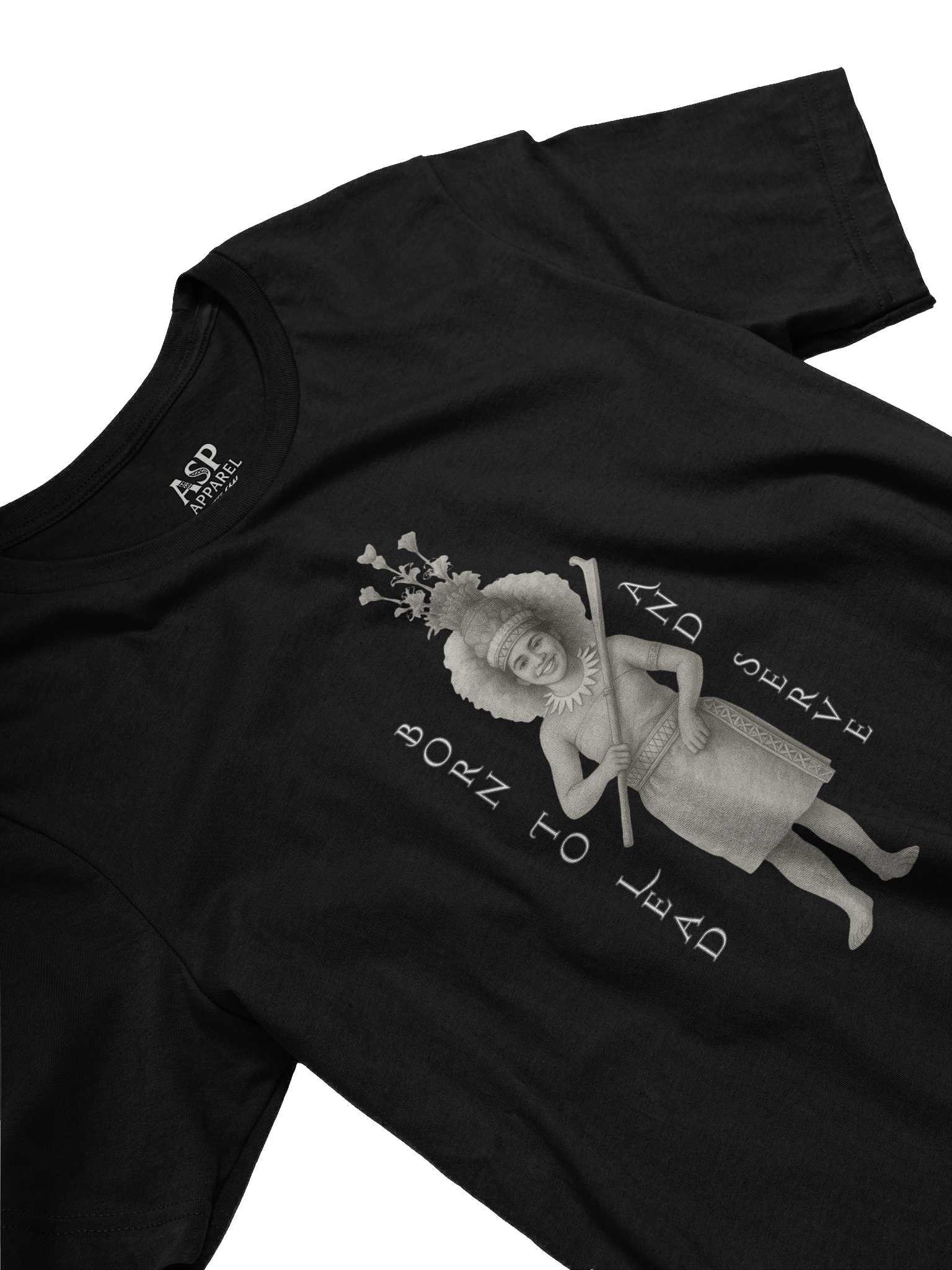 Traditional Samoan Taupou T-Shirt – Cultural Island Design | Fa’aSamoa Heritage Tee by ASP Apparel product image (3)